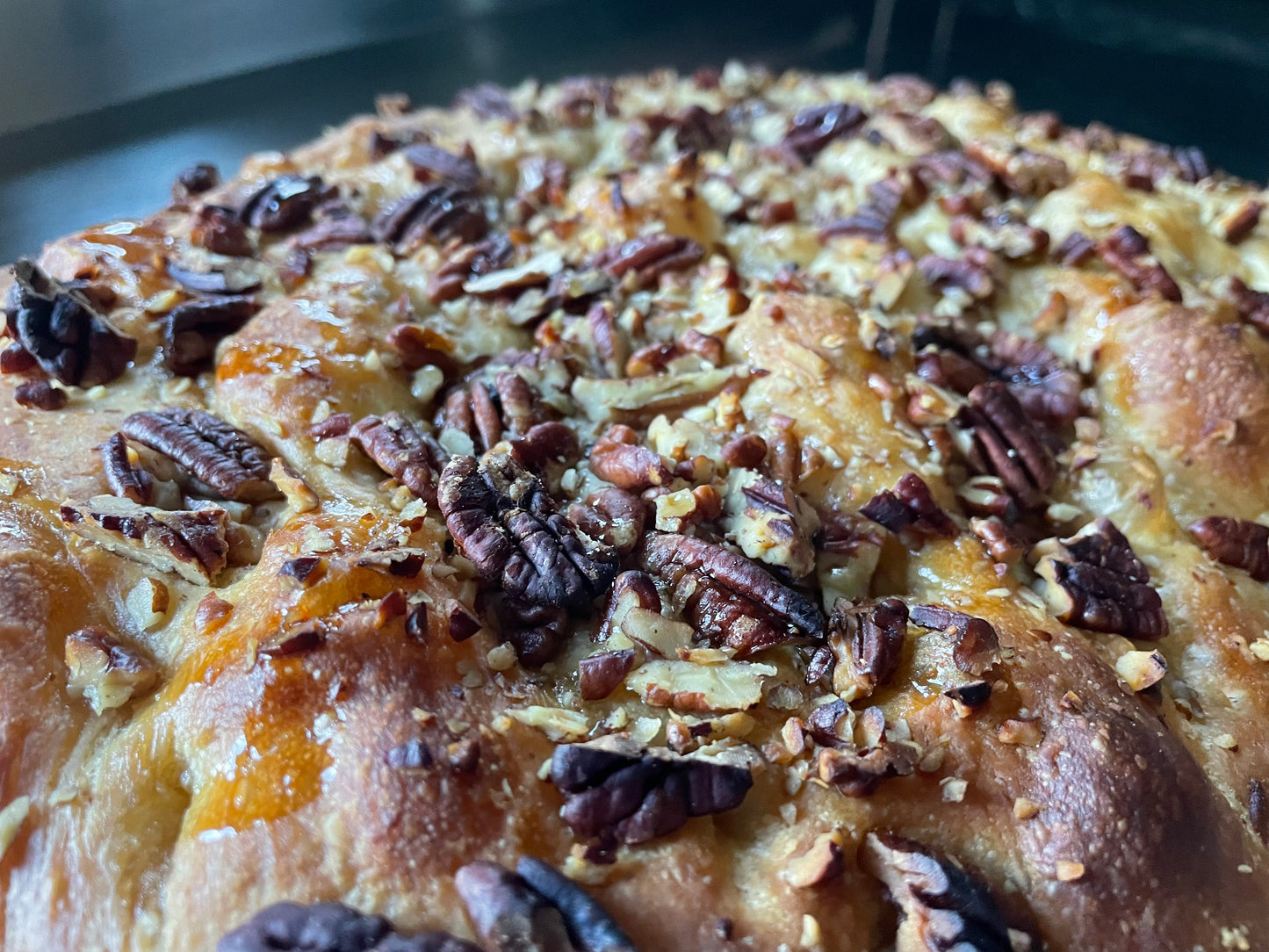 SATURDAY SPECIAL: Slices of Maple & Pecan Focaccia
