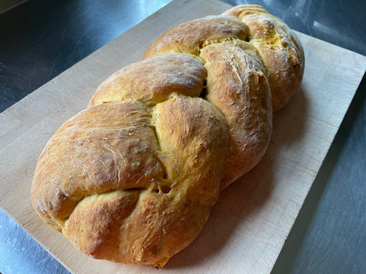 CHRISTMAS SPECIAL: Squash & Sage Plaited Loaf (Available on 13th & 20th December)